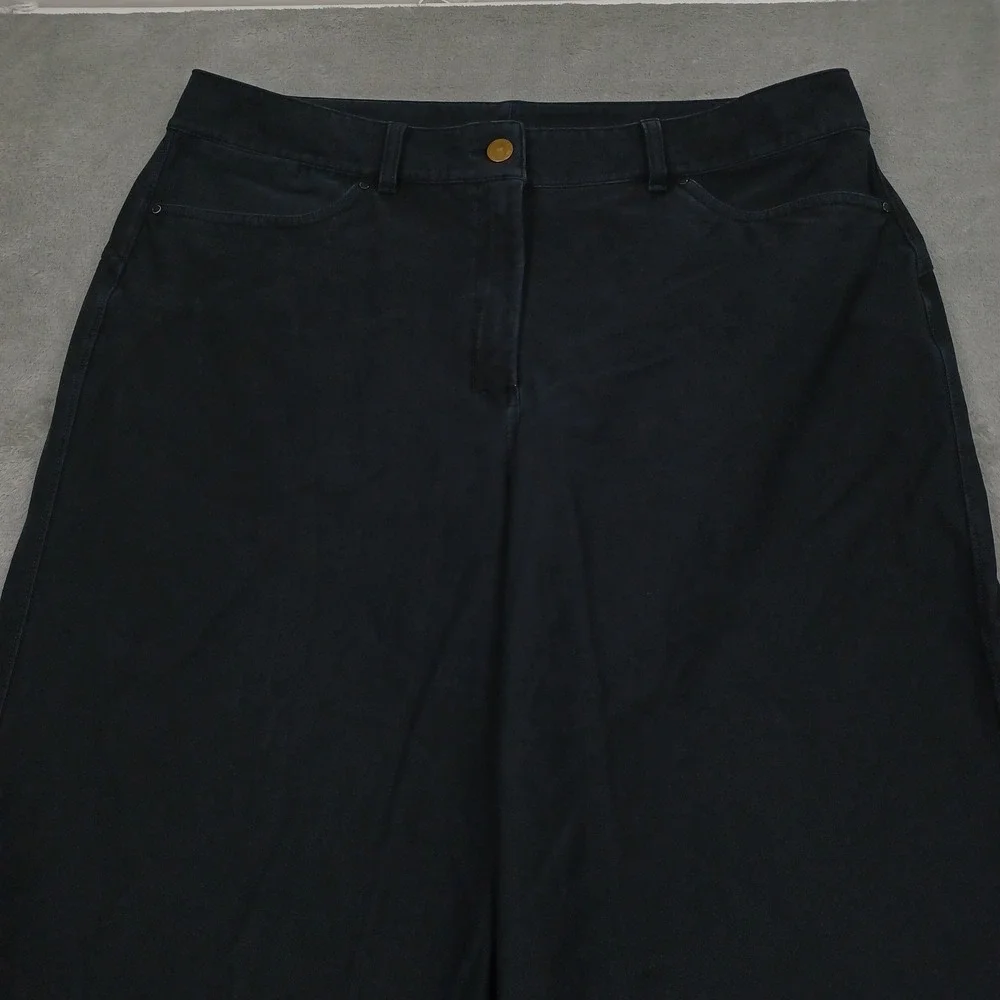 Lululemon Pants Womens 32 Black Wide Leg City Sleek Utilitech Preppy